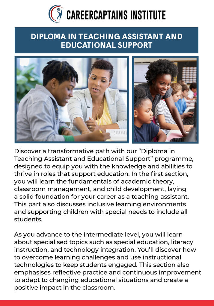 DIPLOMA IN TEACHING ASSISTANT AND EDUCATIONAL SUPPORT